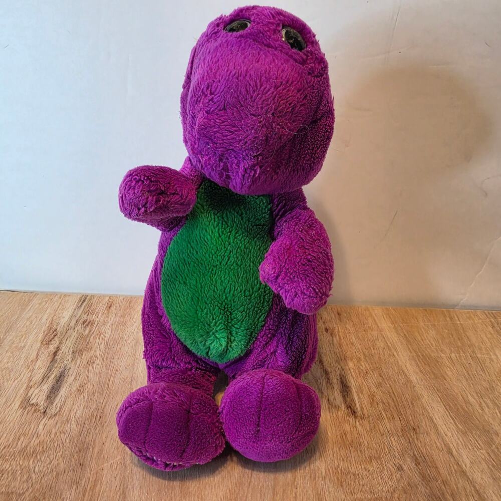 Vintage 1992 Barney the Dinosaur Plush 12" tall